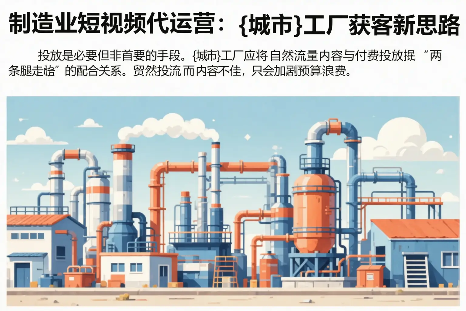 制造业短视频代运营:顺城工厂获客新思路